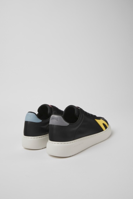 Twins Black Leather And Nubuck Sneakers For Women Exclusive Camper AU