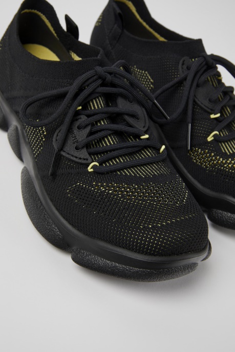 Camper AU Karst Black Textile Sneakers For Women New Arrivals