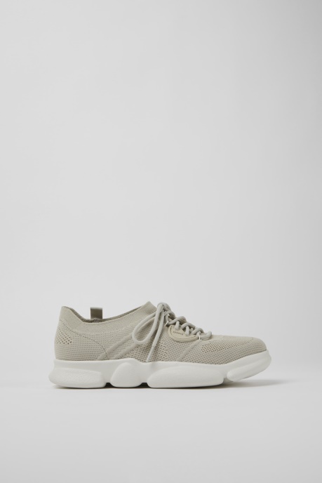 Design Karst Gray Textile Sneakers For Women Camper AU