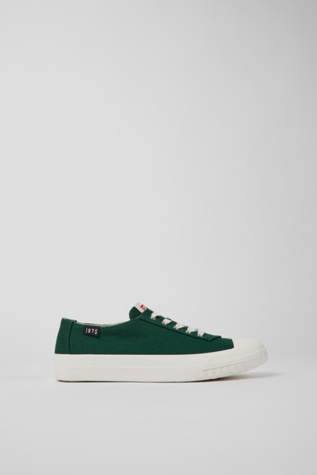 Camper AU Design Camaleon Green Recycled Cotton Sneakers For Women