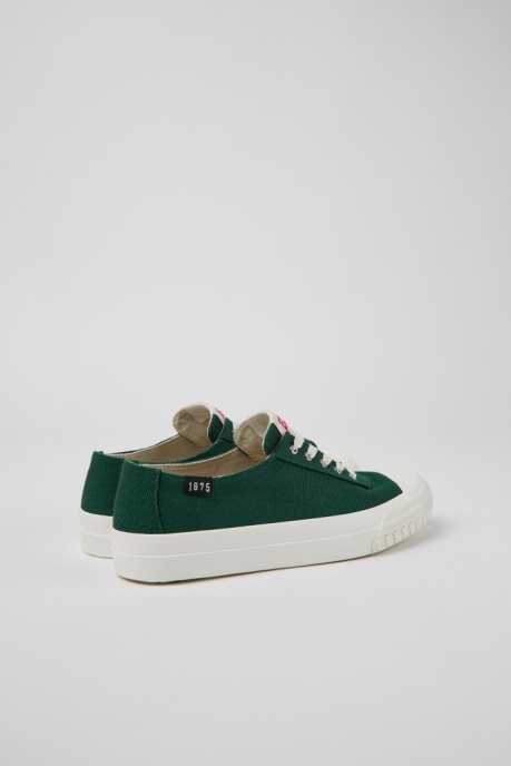 Camper AU Design Camaleon Green Recycled Cotton Sneakers For Women