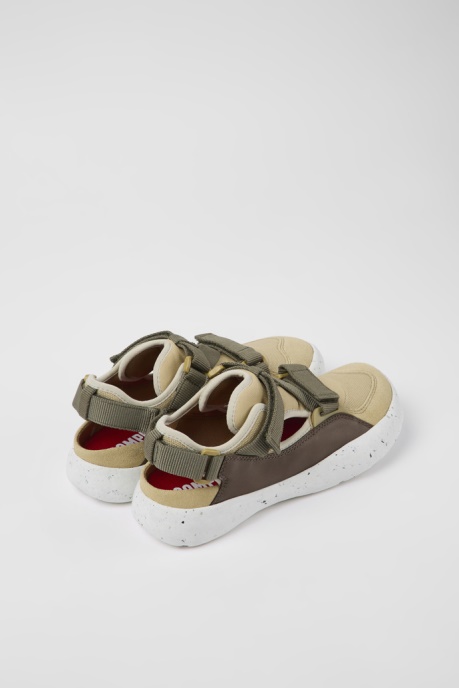 Peu Stadium Multicolored Leather And Textile Semi-Open Sneakers For Women Camper AU New Arrivals