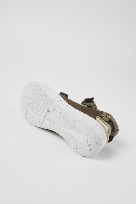 Peu Stadium Multicolored Leather And Textile Semi-Open Sneakers For Women Camper AU New Arrivals