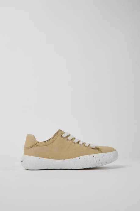 Design Peu Stadium Beige Textile Sneakers For Women Camper AU