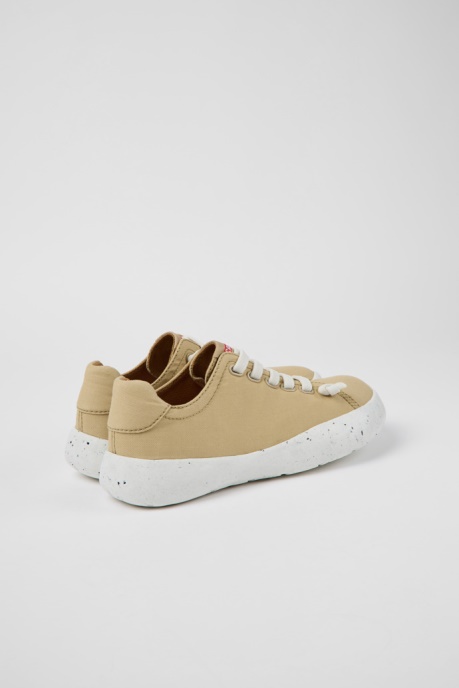 Design Peu Stadium Beige Textile Sneakers For Women Camper AU