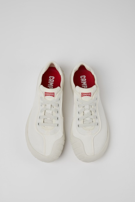 Path White Textile Sneakers For Women Exclusive Camper AU