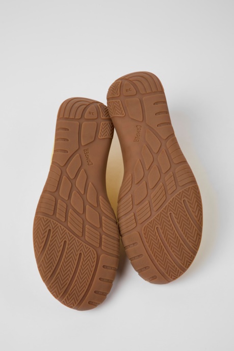 Design Path Yellow Textile Sneakers For Women Camper AU