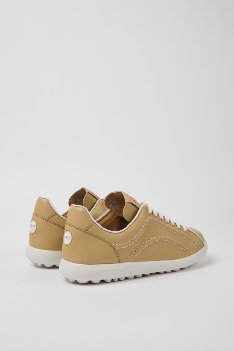 Exclusive Camper AU Pelotas Xlite Beige Leather Sneakers For Women