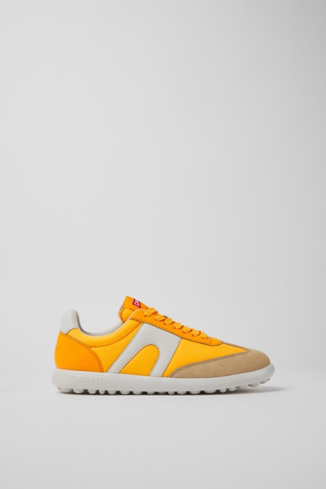 Camper AU Pelotas Xlite Orange Leather And Textile Sneakers For Women New Arrivals