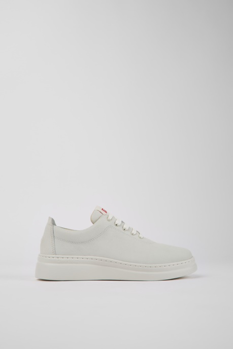 Exclusive Camper AU Runner Up White Non-Dyed Leather Sneakers For Women