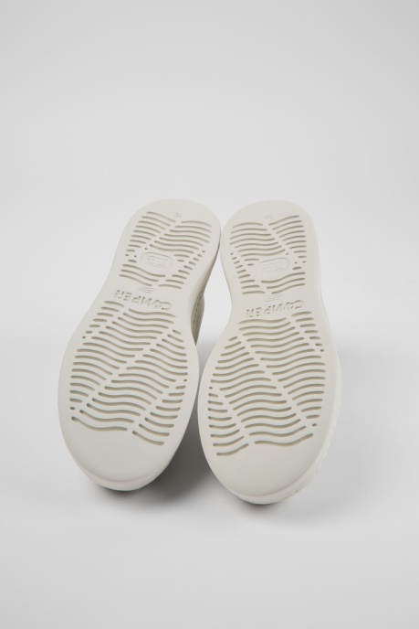 Exclusive Camper AU Runner Up White Non-Dyed Leather Sneakers For Women