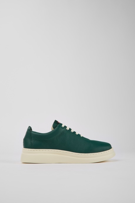 Runner Up Green Leather Sneakers For Women Camper AU New Arrivals