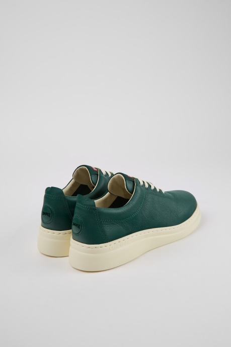 Runner Up Green Leather Sneakers For Women Camper AU New Arrivals