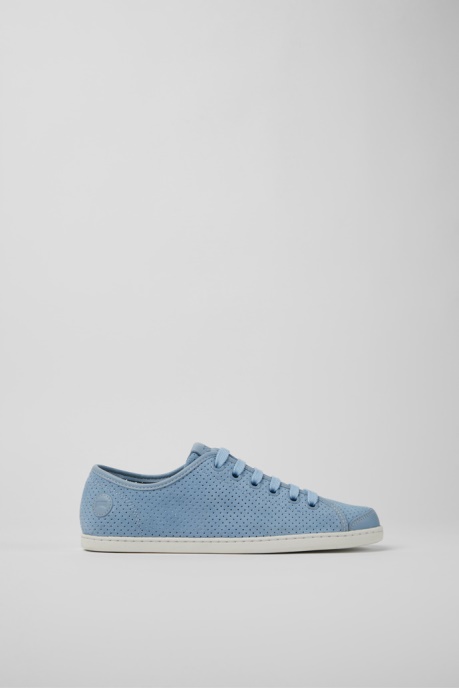 Uno Blue Nubuck And Leather Sneakers For Women Exclusive Camper AU