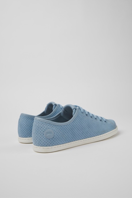 Uno Blue Nubuck And Leather Sneakers For Women Exclusive Camper AU