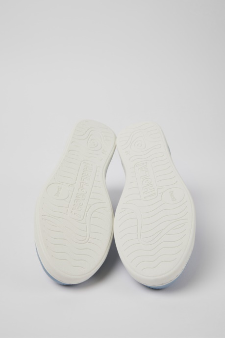 Uno Blue Nubuck And Leather Sneakers For Women Exclusive Camper AU