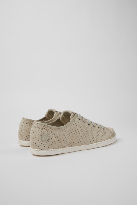 Design Uno Gray Nubuck And Leather Sneakers For Women Camper AU
