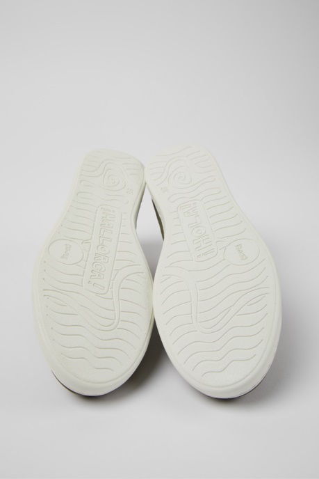 Uno Green Nubuck And Leather Sneakers For Women Camper AU New Arrivals