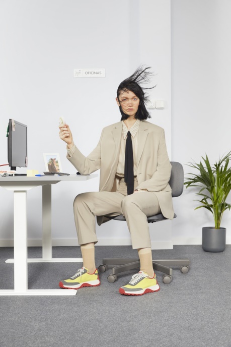 Camper AU Design Drift Trail Vibram Multicolored Textile And Nubuck Sneakers For Women