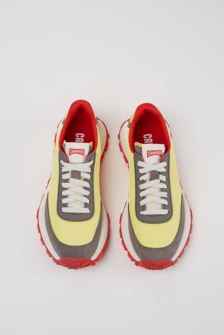 Camper AU Design Drift Trail Vibram Multicolored Textile And Nubuck Sneakers For Women