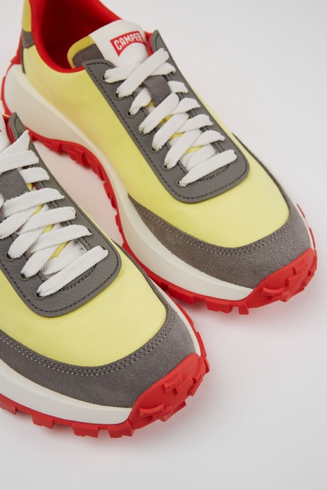 Camper AU Design Drift Trail Vibram Multicolored Textile And Nubuck Sneakers For Women