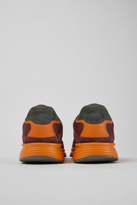 Drift Burgundy And Orange Textile And Nubuck Sneakers For Women Exclusive Camper AU