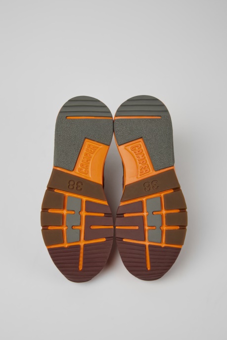 Drift Burgundy And Orange Textile And Nubuck Sneakers For Women Exclusive Camper AU