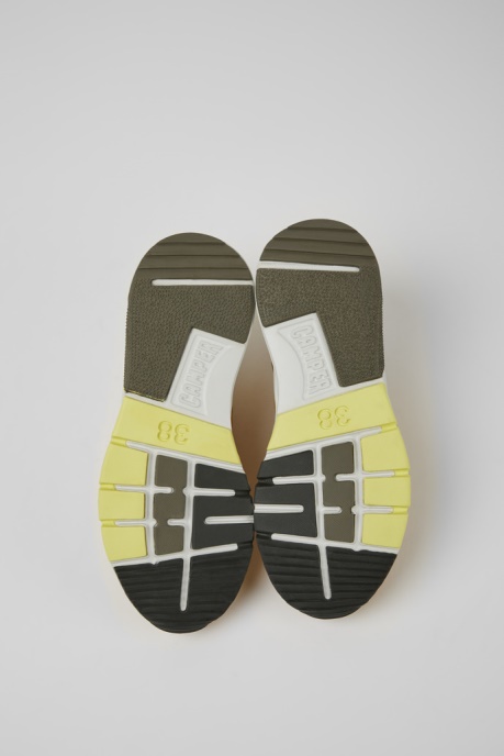 Drift Yellow Textile And Leather Sneakers For Women Exclusive Camper AU