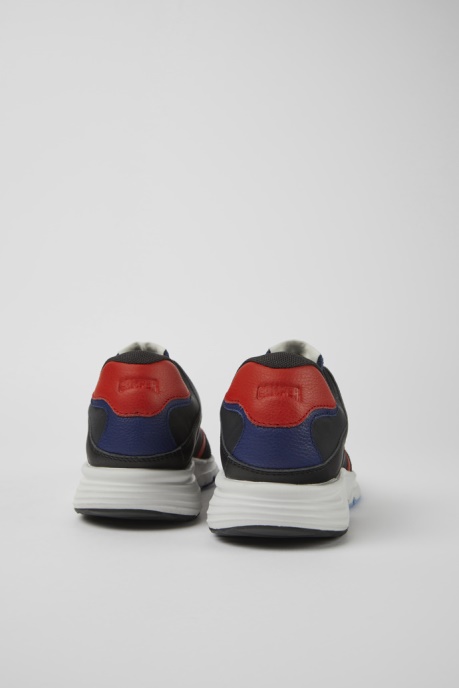 Camper AU Drift Black And Red Textile And Leather Sneakers For Women New Arrivals