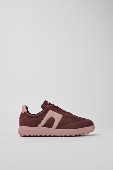 Camper AU Pelotas Xlite Burgundy Sneakers For Women New Arrivals
