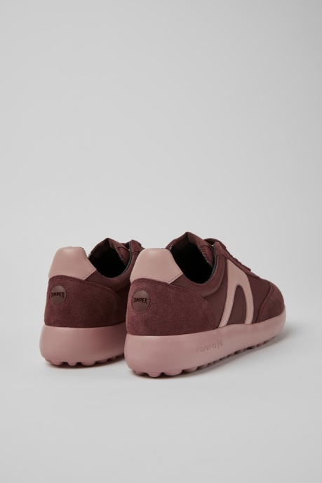 Camper AU Pelotas Xlite Burgundy Sneakers For Women New Arrivals