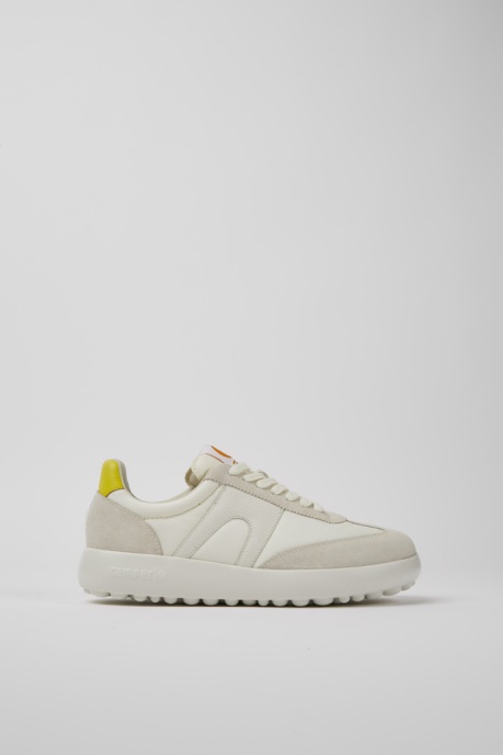 Camper AU Design Pelotas Xlite White Nubuck And Recycled Pet Sneakers For Women