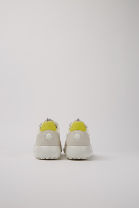 Camper AU Design Pelotas Xlite White Nubuck And Recycled Pet Sneakers For Women