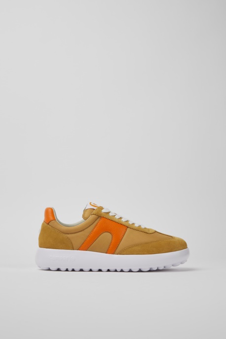 Design Pelotas Xlite Beige And Orange Sneakers For Women Camper AU