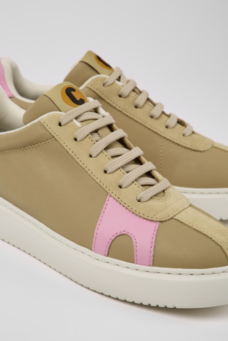 Exclusive Camper AU Runner K21 Beige And Pink Sneakers For Women