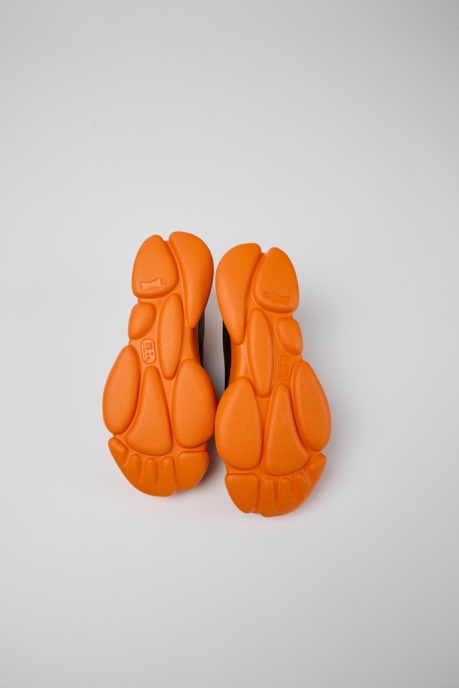 Karst Black And Orange Leather Shoes For Women Exclusive Camper AU