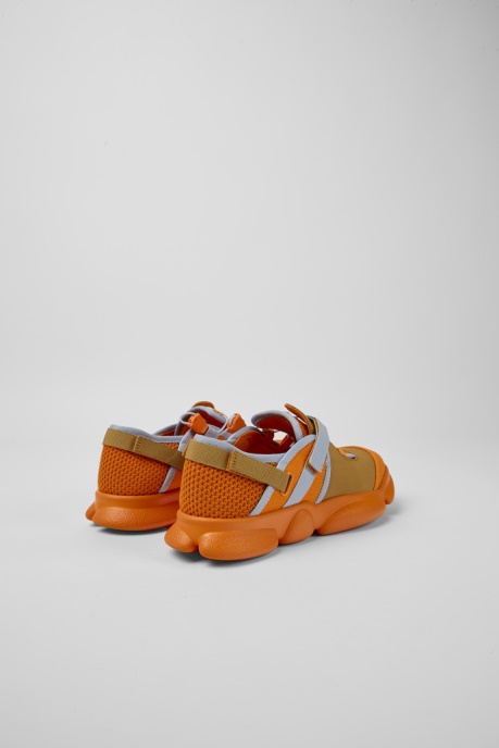 Karst Orange And Brown Textile Shoes For Women Exclusive Camper AU