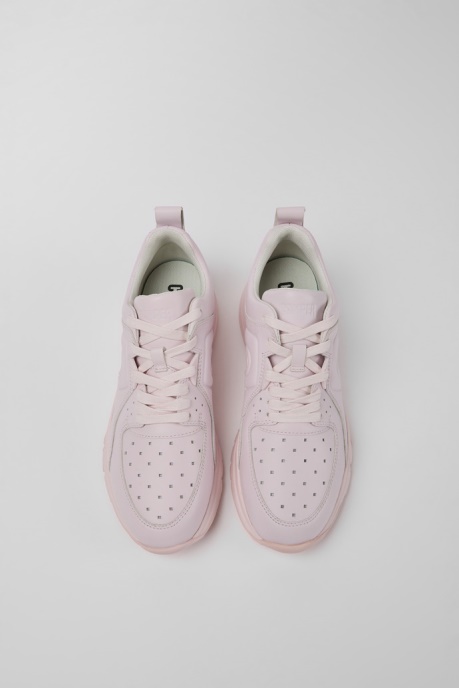 Exclusive Camper AU Drift Pink Leather Sneakers For Women
