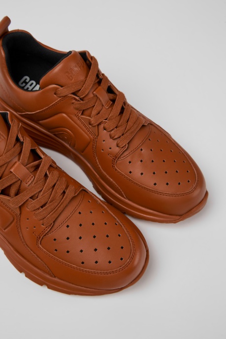 Drift Red Leather Sneakers For Women Exclusive Camper AU
