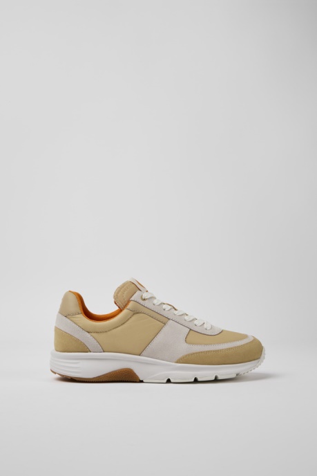 Exclusive Camper AU Drift Beige White And Brown Sneakers For Women