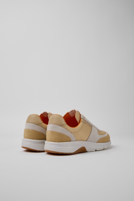 Exclusive Camper AU Drift Beige White And Brown Sneakers For Women
