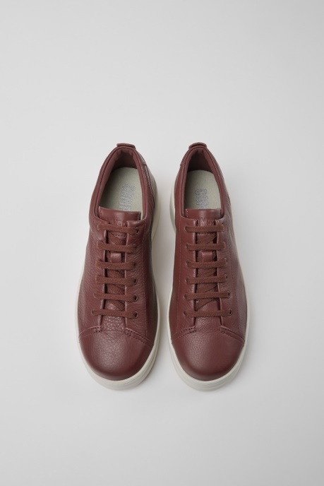 Exclusive Camper AU Runner Up Burgundy Leather Women's Sneakers