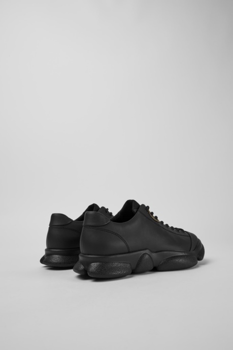 Design Karst Black Leather Shoes For Women Camper AU