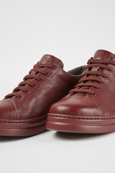 Runner Up Burgundy Leather Sneakers Camper AU New Arrivals