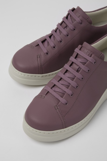 Runner Up Purple Leather Sneakers Exclusive Camper AU