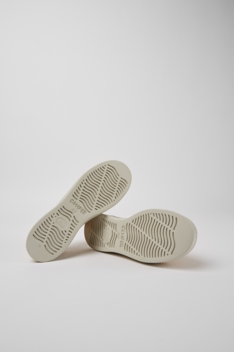 Camper AU Design Runner Up Yellow-Beige Leather Sneakers