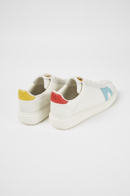 Twins White Suede And Leather Sneakers Camper AU New Arrivals