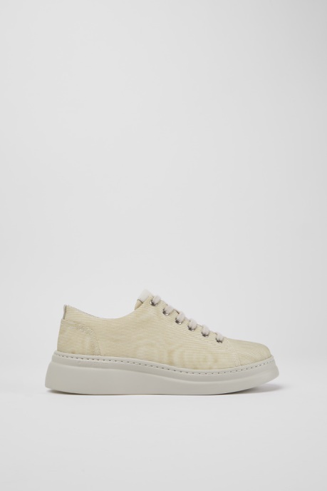 Camper AU Design Twins Beige Printed Sneakers
