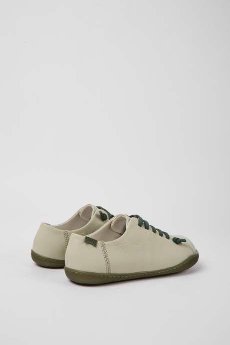 Camper AU Peu Gray Leather Shoes For Women New Arrivals