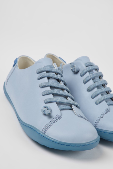 Camper AU Design Peu Blue Leather Shoes For Women